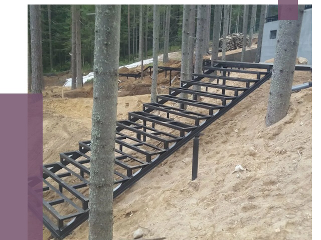 Монтаж металлических лестниц в Алапаевске от 14184 руб. 