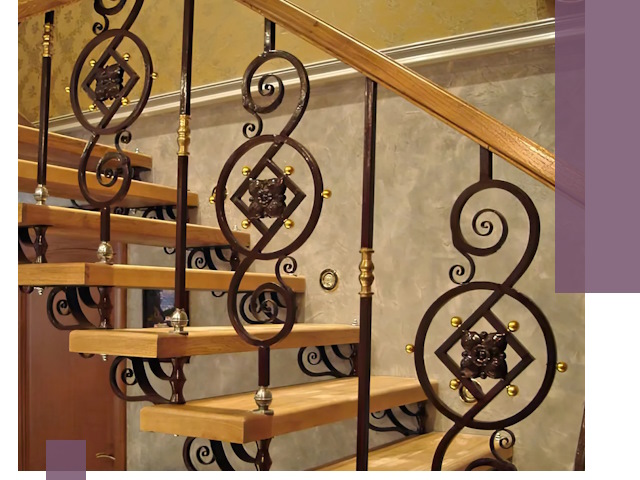 Изготовление кованых лестниц под ключ в Алапаевске