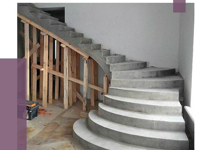 Изготовление бетонных лестниц под ключ в Алапаевске от 20875 руб. | ПРОЛЁТ-Лпв