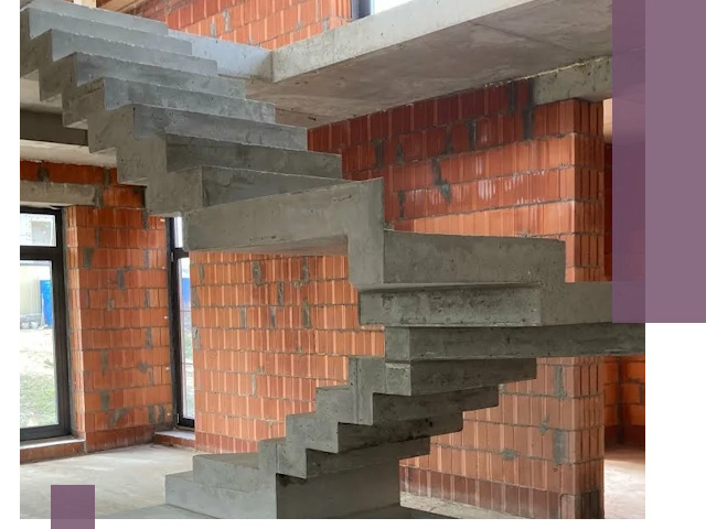 Изготовление бетонных лестниц под ключ в Алапаевске