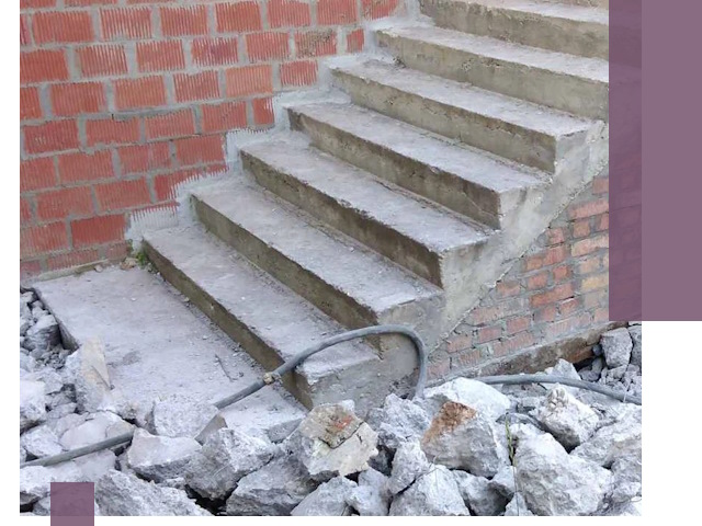 Демонтаж бетонных лестниц в Алапаевске: быстро и безопасно