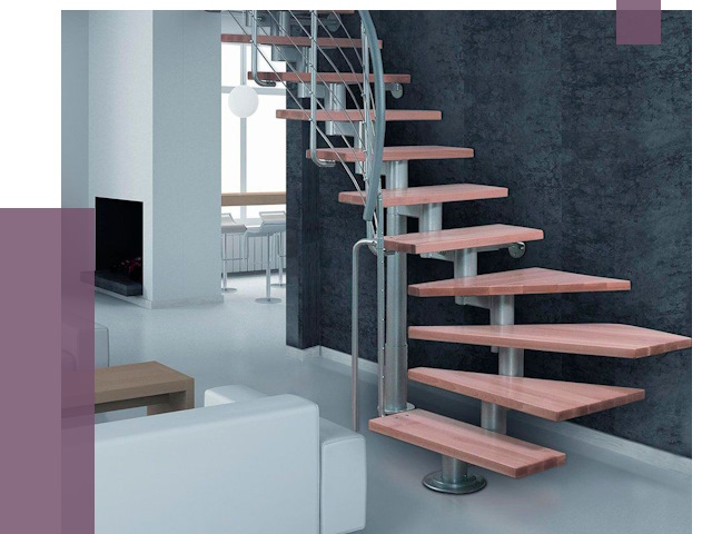 Модульные лестницы в Алапаевске от 17663 руб. — купить в ПРОЛЁТ-Лпв