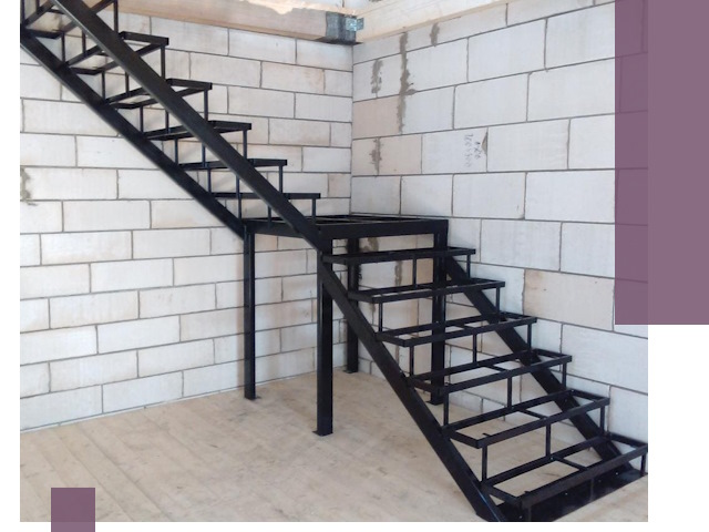 Лестницы на металлокаркасе под ключ в Алапаевске — изготовление и монтаж