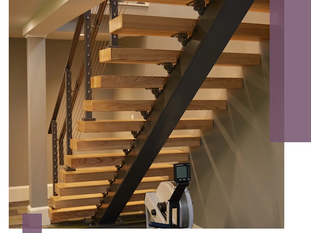 Лестницы на монокосоурах под ключ в Алапаевске - изготовление и монтаж