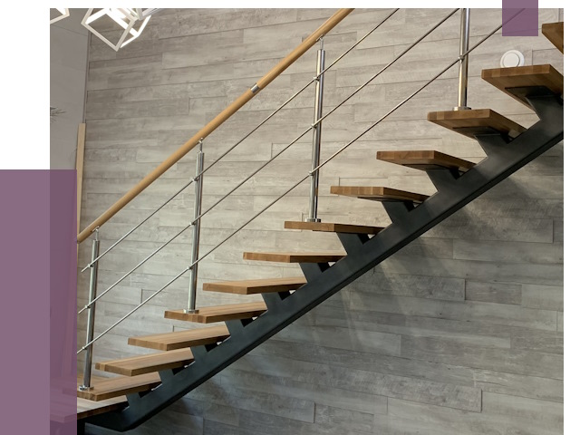 Изготовление лестниц на монокосоуре в Алапаевске от 79752 руб. 