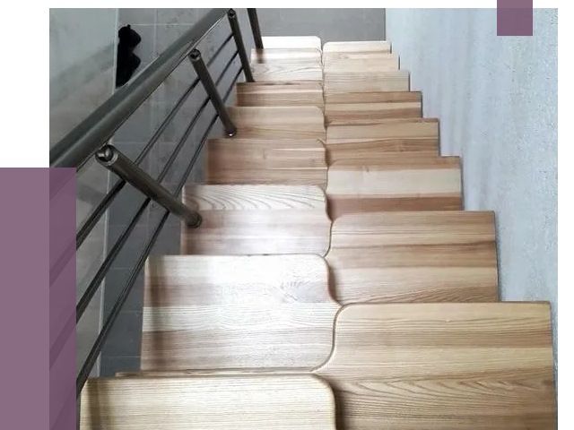 Лестницы гусиный шаг в Алапаевске от 13649 руб. под ключ | ПРОЛЁТ-Лпв