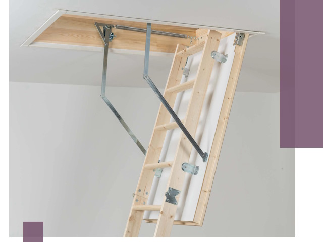 Установка чердачной лестницы под ключ в Алапаевске