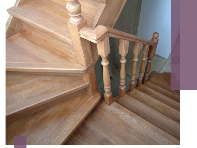 Дубовые лестницы под ключ в Алапаевске: изготовление и монтаж