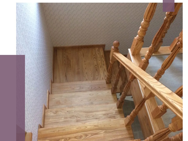 Сосновые лестницы в Алапаевске под ключ от 8457 руб.  | ПРОЛЁТ-Лпв