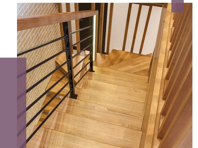 Лестницы из ясеня в Алапаевске под ключ от 10491 руб. 