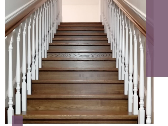 Лестницы из ясеня на заказ в Алапаевске — изготовление и монтаж