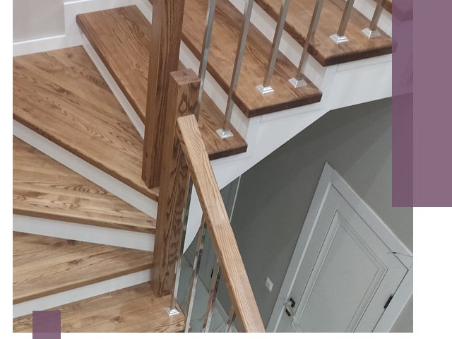 Обшивка металлических лестниц под ключ в Алапаевске