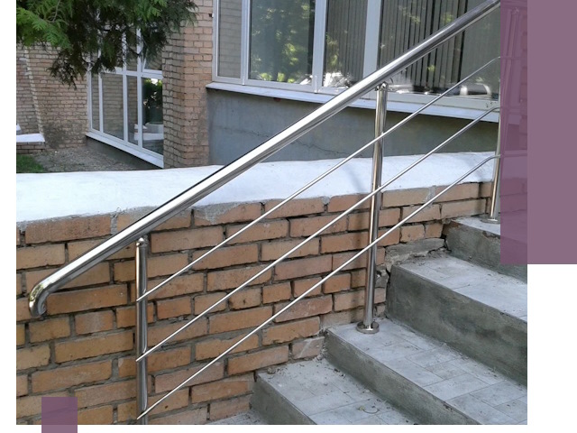 Перила из нержавеющей стали высокого качества в Алапаевске