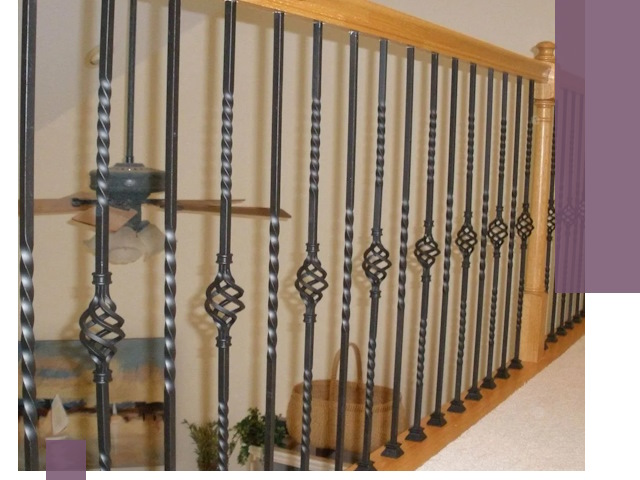 Изготовление и монтаж кованных перил в Алапаевске под ключ