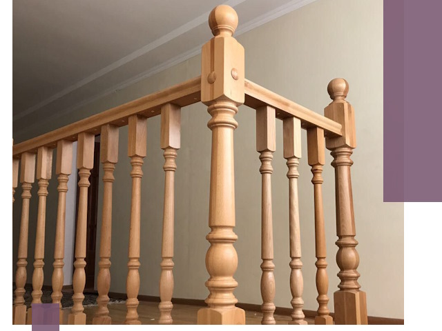 Деревянные перила на заказ в Алапаевске: монтаж и изготовление