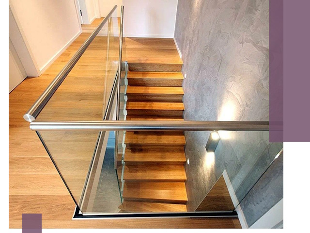 Перила для лестницы в доме — изготовление и монтаж в Алапаевске