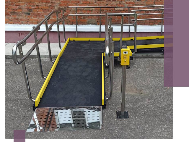 Изготовление наклонных пандусов для инвалидов в Алапаевске