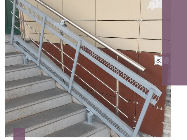 Изготовление откидных пандусов под ключ в Алапаевске