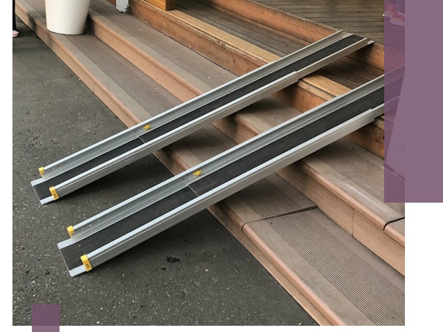 Телескопические пандусы под ключ в Алапаевске — изготовление и монтаж