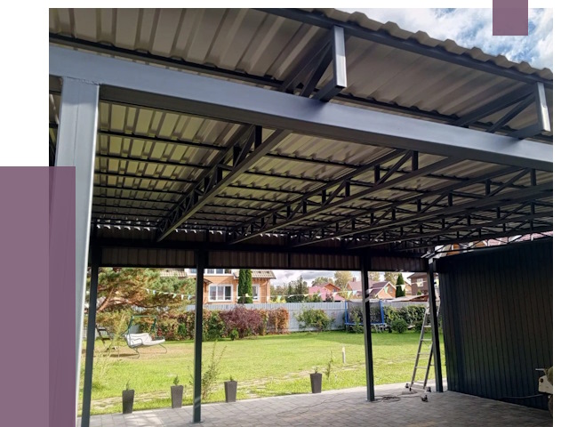 Монтаж навесов в Алапаевске от 7708 руб. — установка навеса | ПРОЛЁТ-Лпв