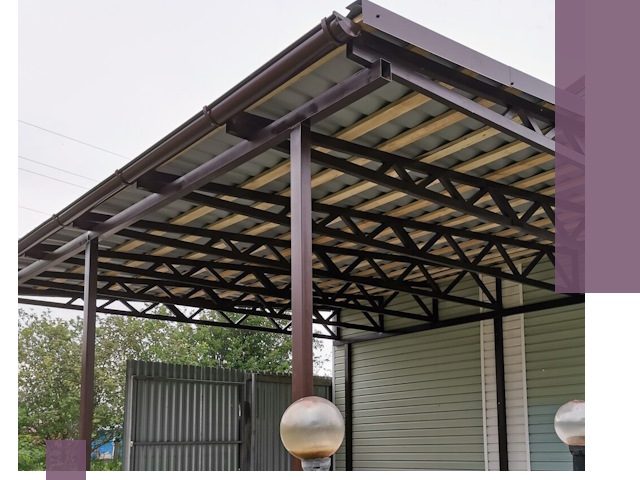 Навесы под ключ в Алапаевске: изготовление, монтаж и гарантия