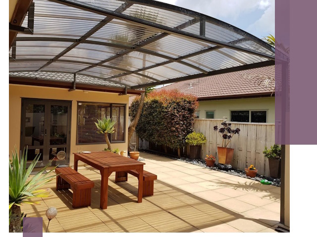 Навесы во двор под ключ в Алапаевске — изготовление и монтаж