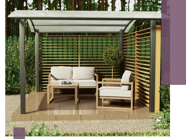 Навесы для дачи в Алапаевске: изготовление, монтаж и демонтаж