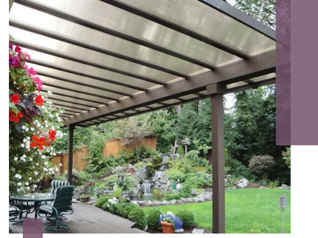 Навесы из поликарбоната под ключ в Алапаевске быстро и надёжно