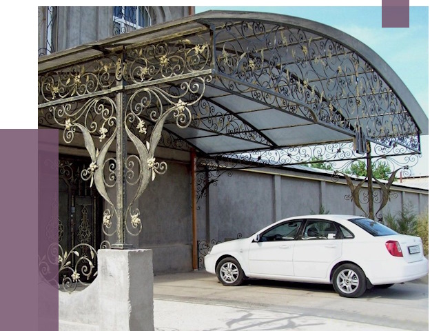 Кованые навесы в Алапаевске от 15255 руб. | ПРОЛЁТ-Лпв