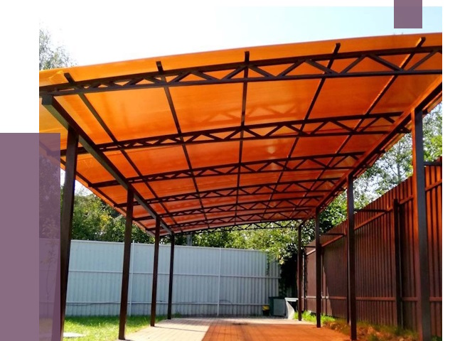 Односкатные навесы под ключ в Алапаевске от 13756 руб. 