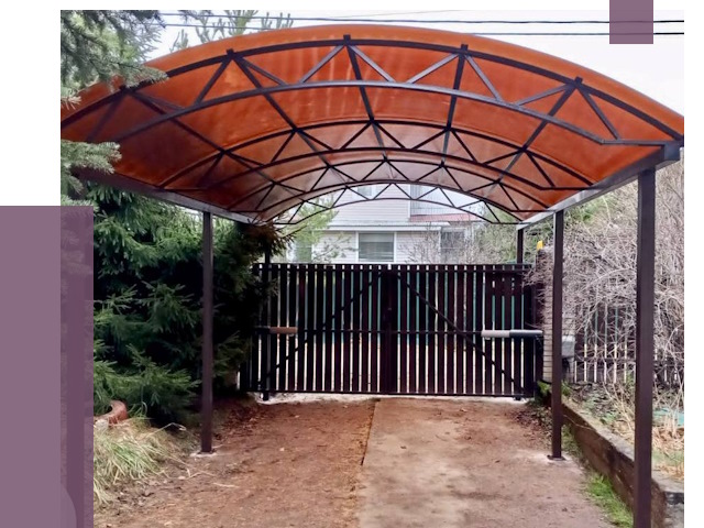 Арочные навесы в Алапаевске от 13328 руб. — изготовление и монтаж | ПРОЛЁТ-Лпв