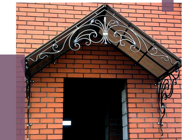 Металлические козырьки в Алапаевске от 11187 руб. 