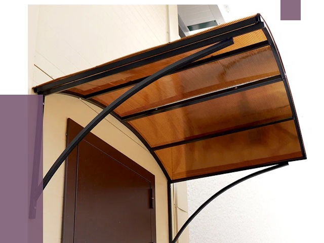 Недорогие козырьки в Алапаевске от 7943 руб.  | ПРОЛЁТ-Лпв