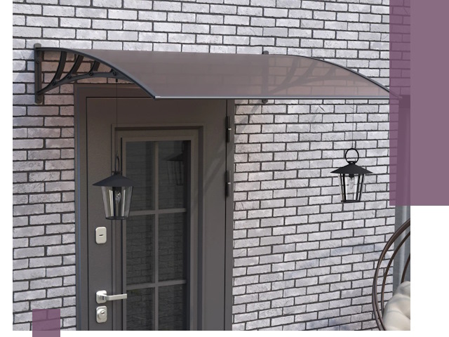 Недорогие козырьки и навесы под ключ в Алапаевске