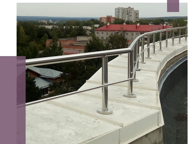 Парапеты и ограждения кровли в Алапаевске от 5192 руб.