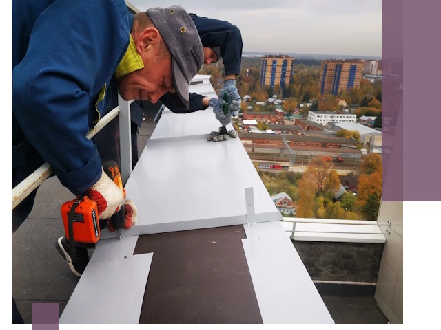 Монтаж парапетов в Алапаевске — установка прочных металлических ограждений