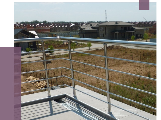 Парапеты из нержавеющей стали в Алапаевске от 8350 руб. за м² | ПРОЛЁТ-Лпв