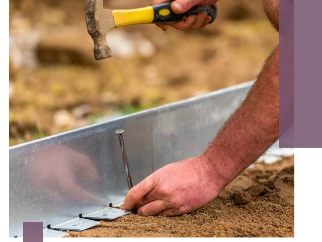 Монтаж металлических бордюров в Алапаевске быстро и качественно