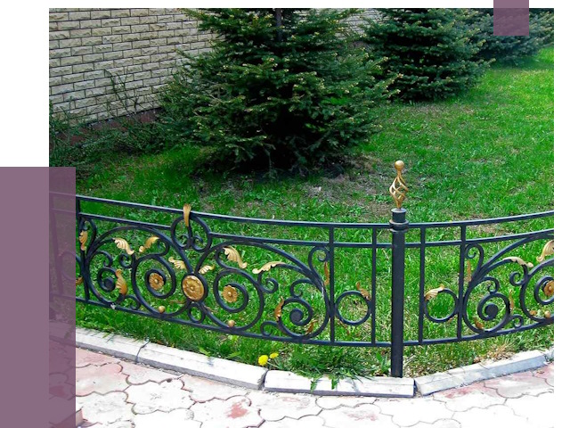 Кованые газонные ограждения в Алапаевске от 7975 руб. — ПРОЛЁТ-Лпв